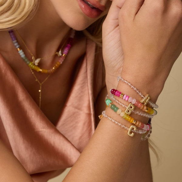 Jelly Gemstone Bubble Bracelet