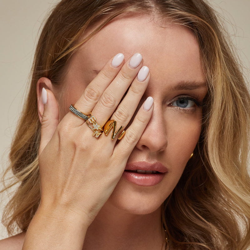 Monogram Stacking Rings