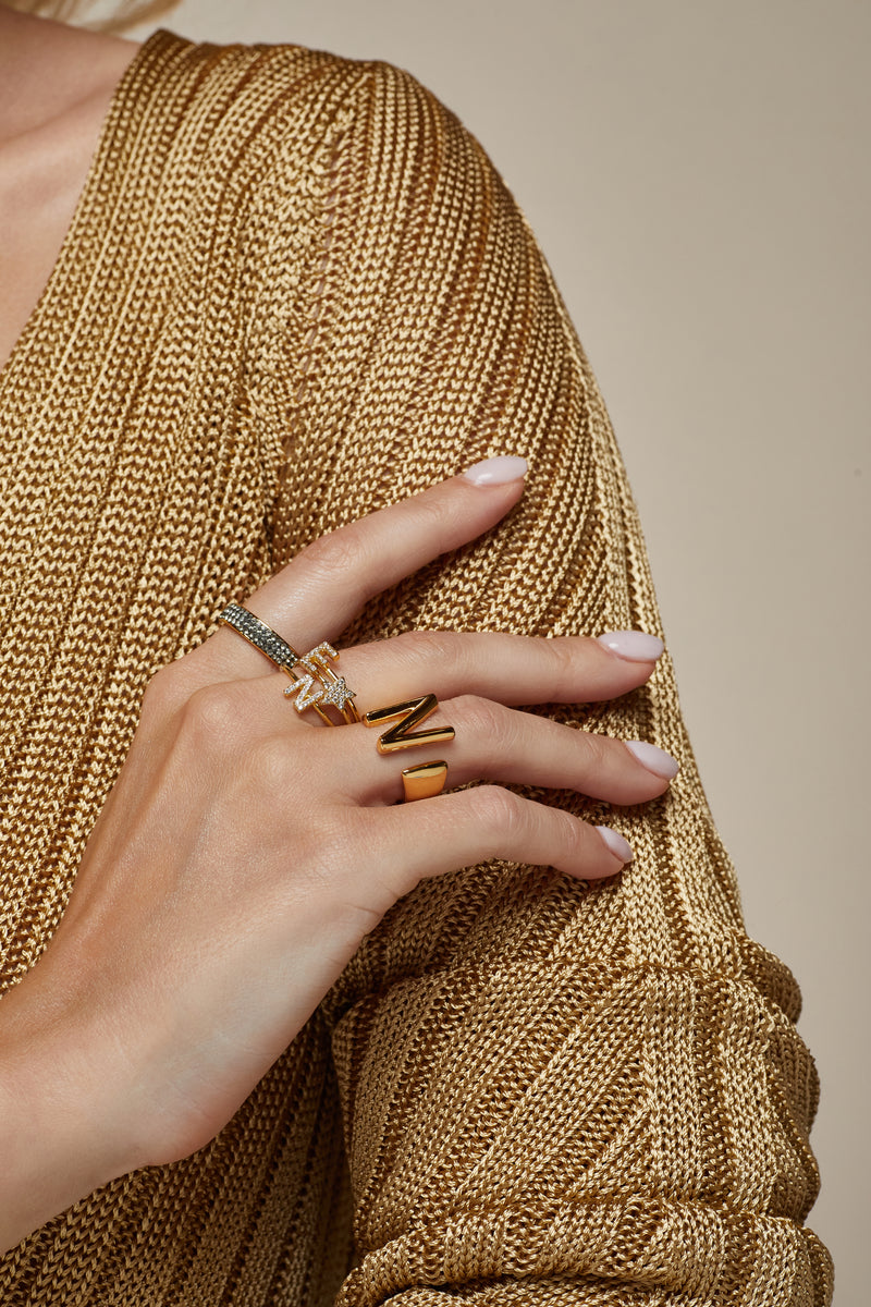 Monogrammed Rings