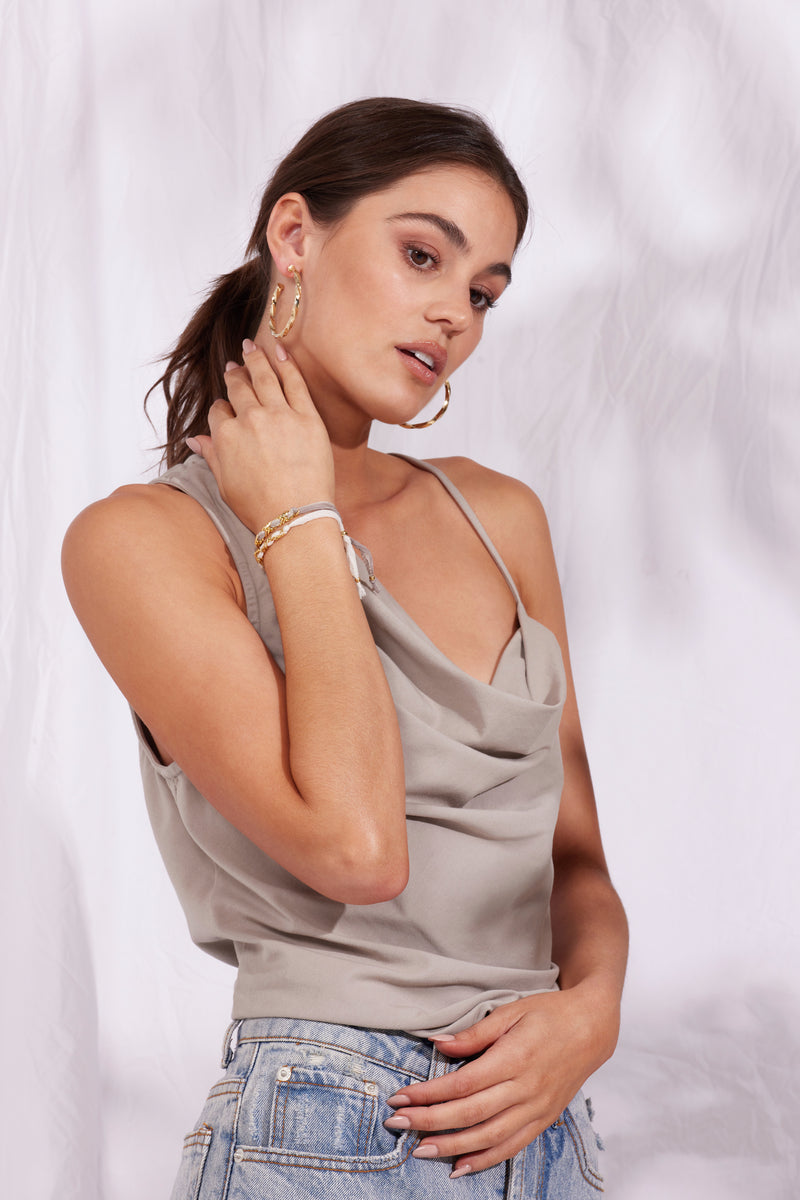Sun & Silk Bracelet- Coconut