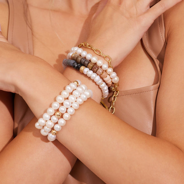 Golden Pearl Bracelet