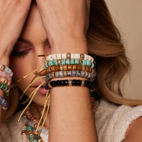 Eye Candy Bracelet - Wood Stone