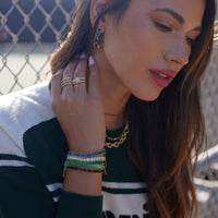 Tournament Stretch Bracelet - Emerald