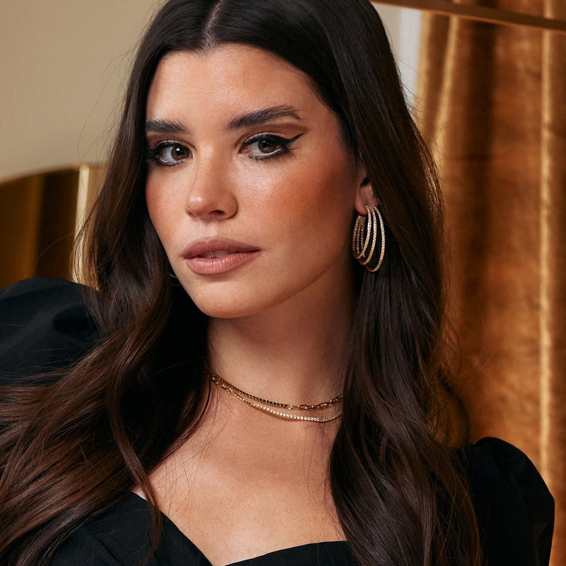 Trilogy Pave Hoops