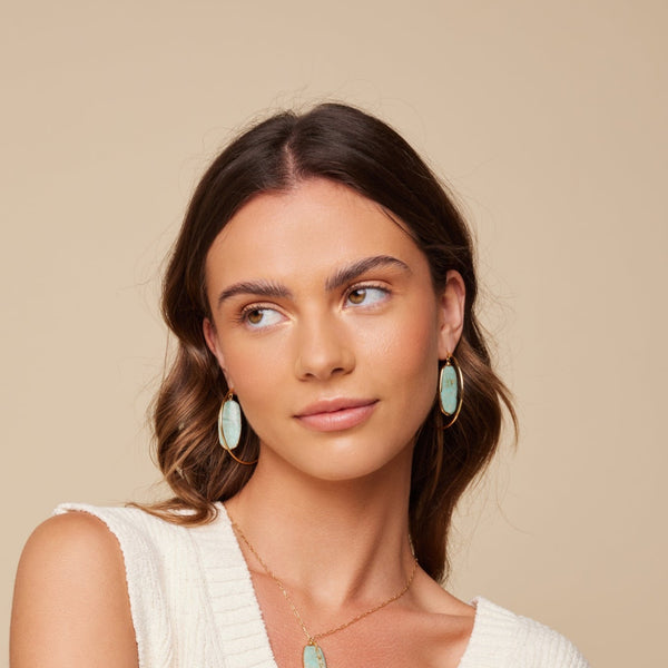 Azur Gem Hoop