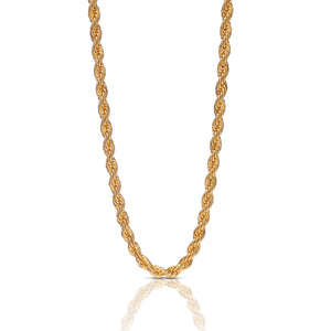 Alba Rope Chain Necklace - 7 MM
