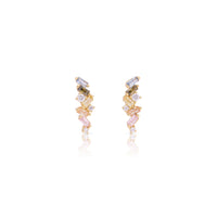 Baguette Rainbow Studs