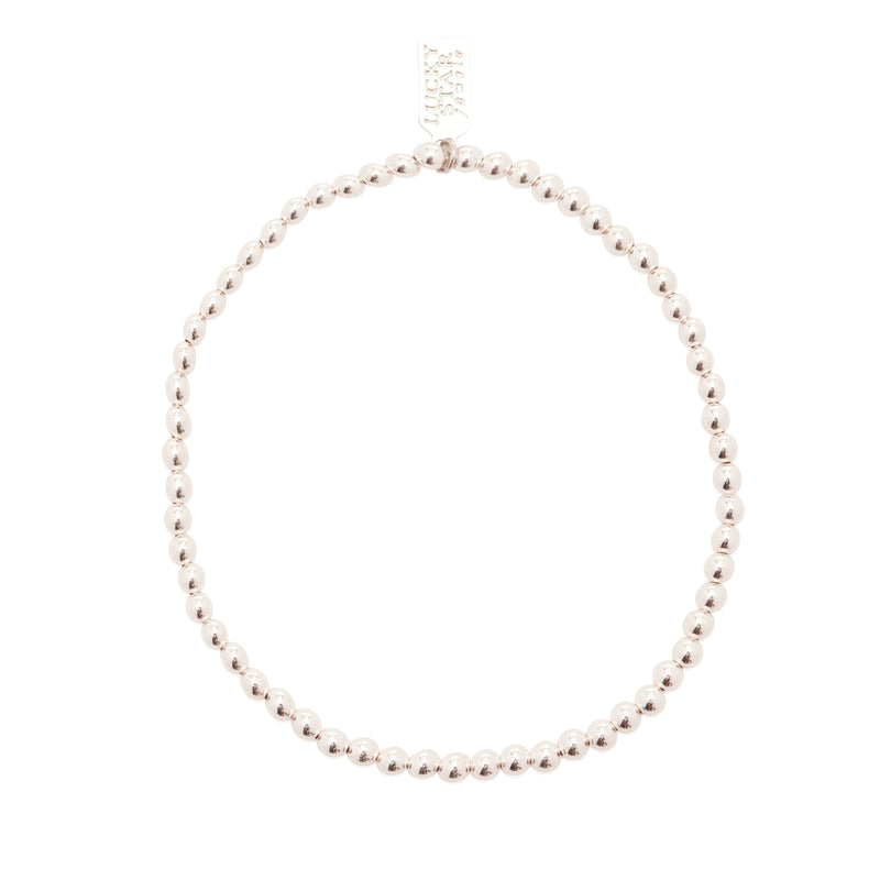 Sterling Silver Bubble Bracelet 3mm