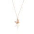 Butterfly Gem Necklace - Mother of Pearl