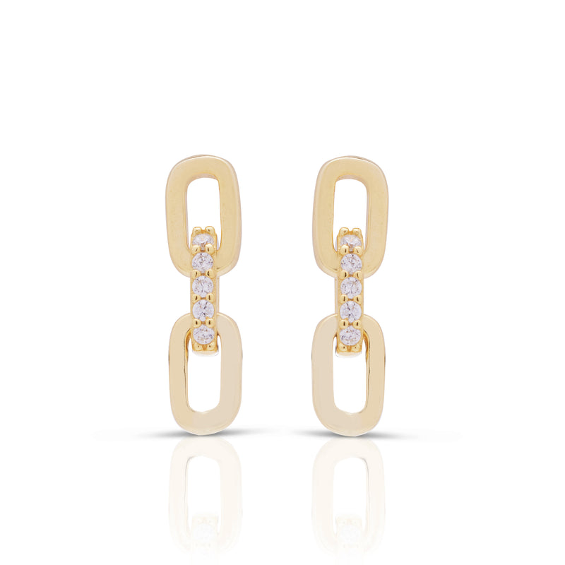 Chainette CZ Stud