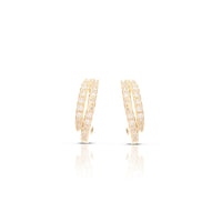 Duo CZ Mini Hoops