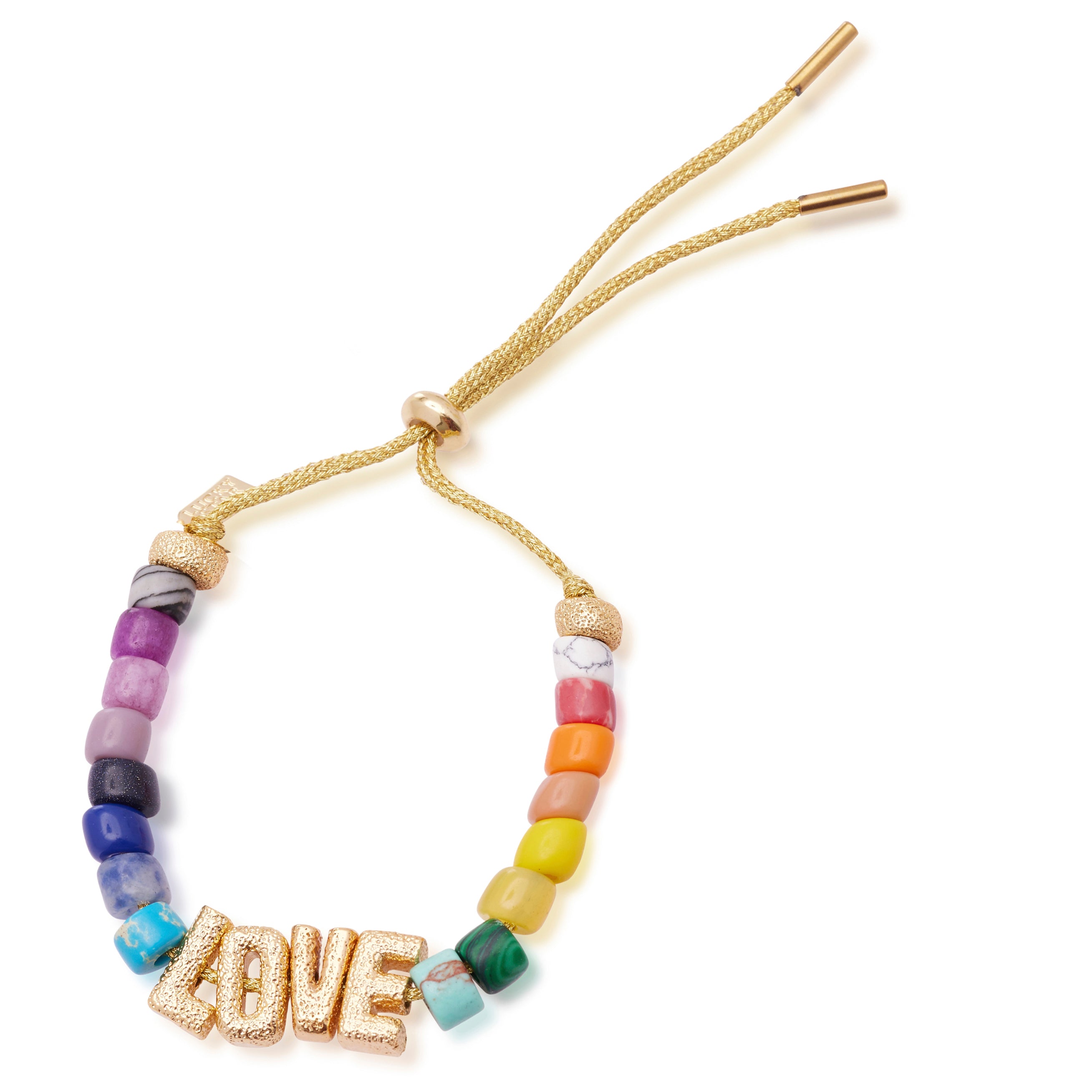 Eye Candy Bracelet - Rainbow Bright - Custom ID – Lucky Star Jewels