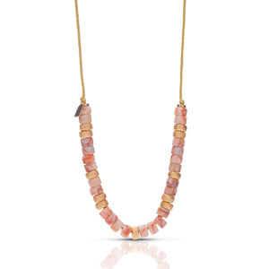 Eye Candy Necklace - Red Network Stone