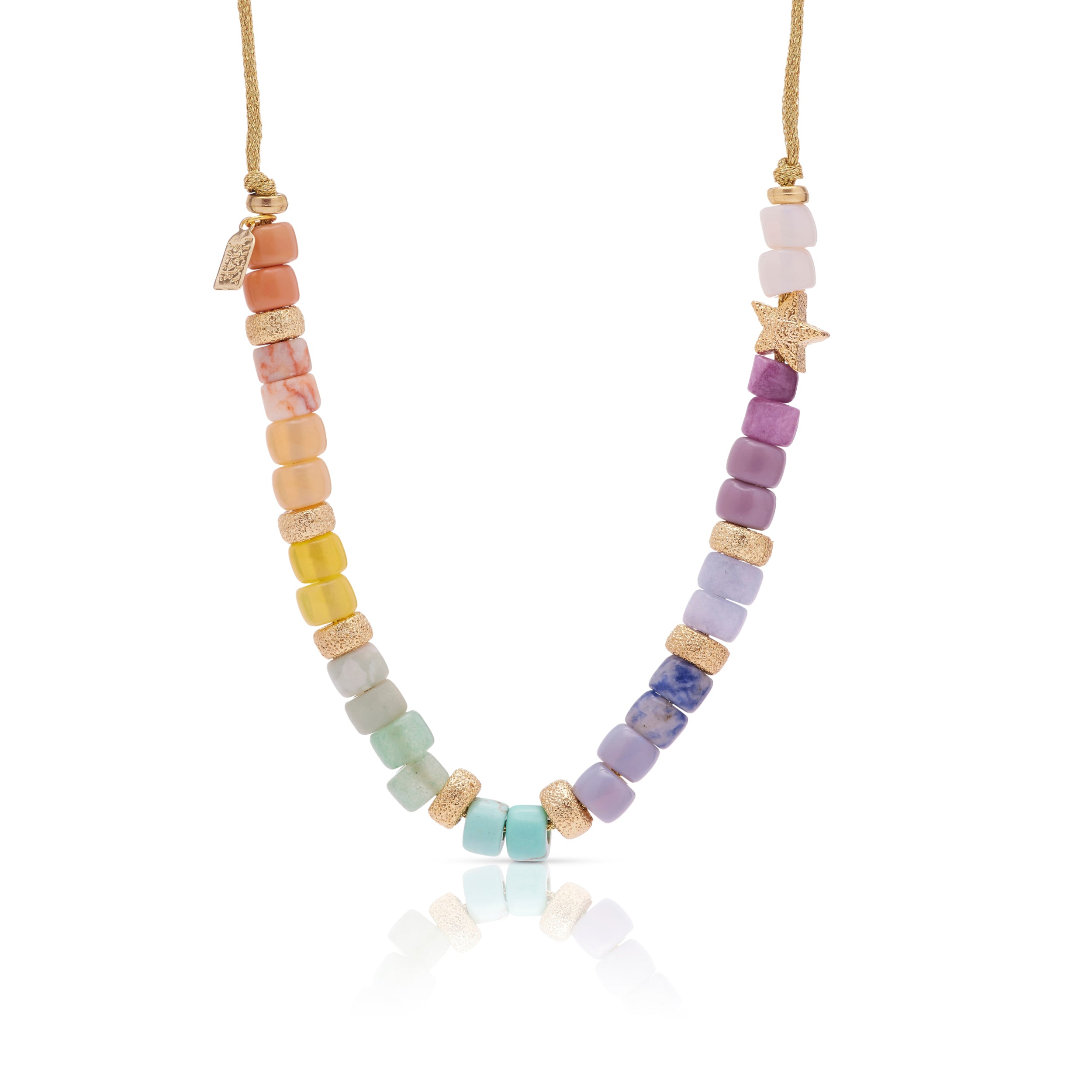 The Silver Candy Gemstone Necklace — KO Jewellery