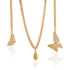 Evolution Butterfly Wrap Necklace