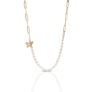 Flutter Pearl Necklace