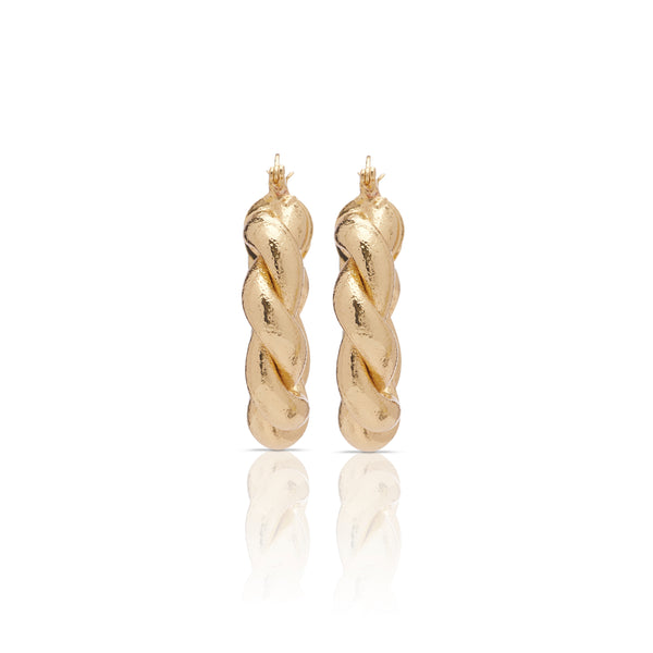 French Twist Hoops