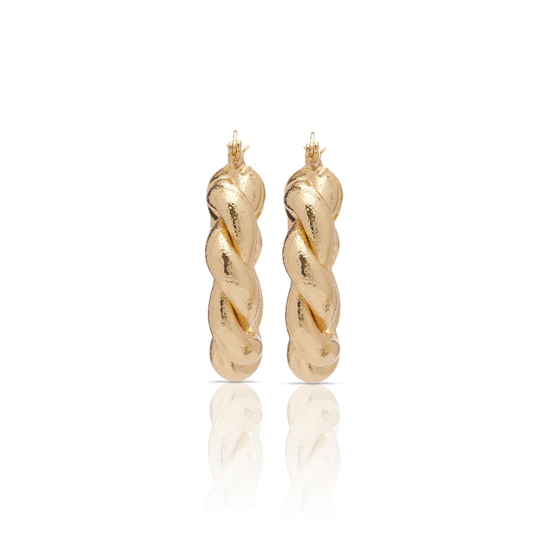 French Twist Hoops
