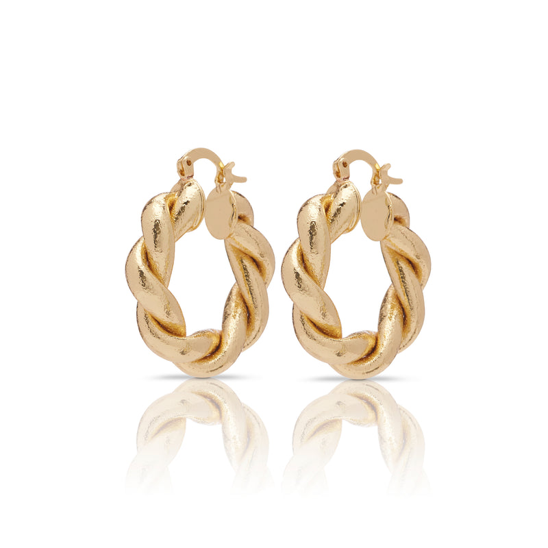 French Twist Hoops