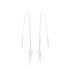 Gemma Threader Earring - Silver