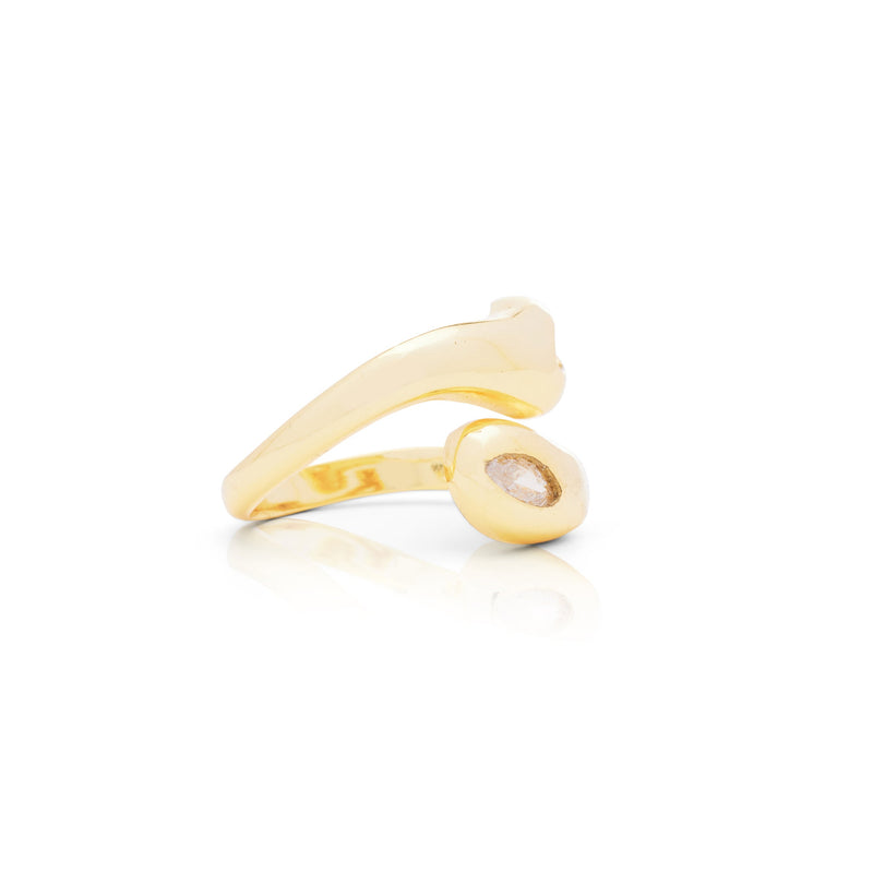 Golden Eye Adjustable Ring