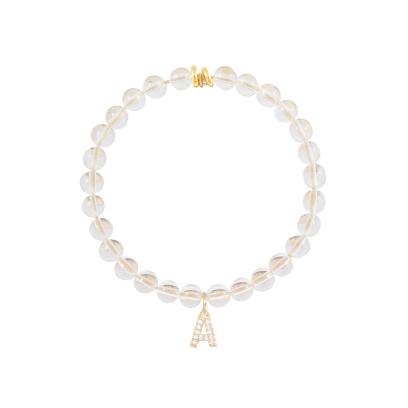 Glossy Letter Bracelet