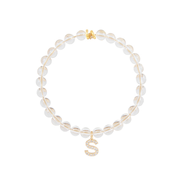 Glossy Letter Bracelet