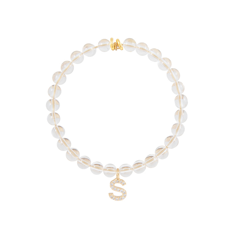 Glossy Letter Bracelet