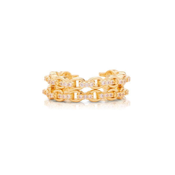 Luca CZ Stacking Ring