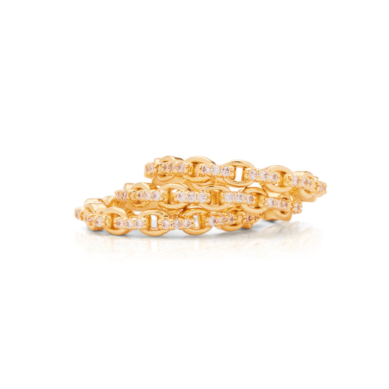 Luca CZ Stacking Ring