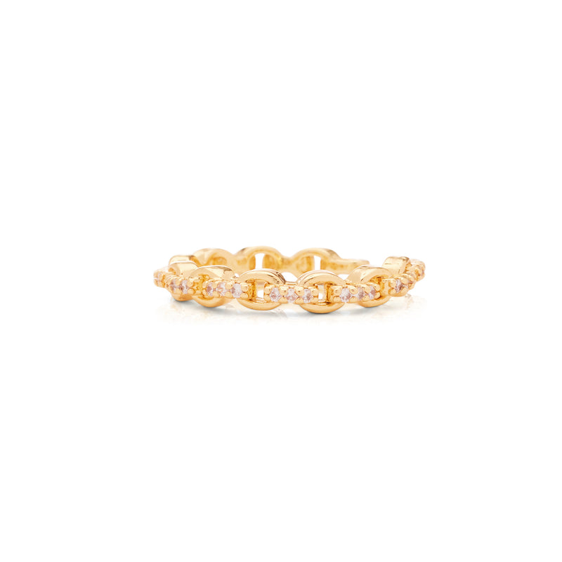 Luca CZ Stacking Ring