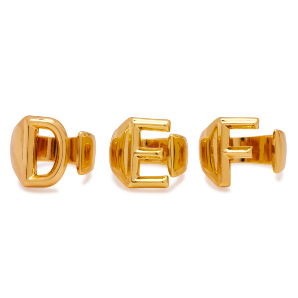 Monogrammed Rings