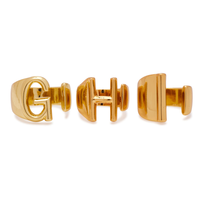 Monogrammed Rings