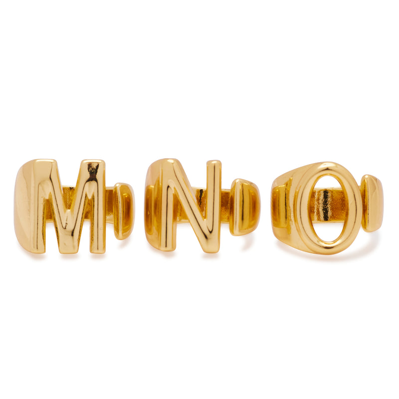 Monogrammed Rings