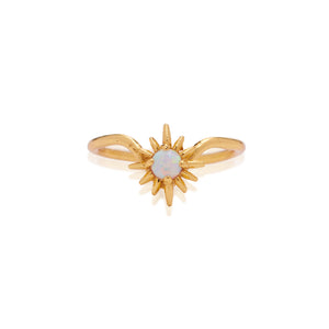 Opal Sky Adjustable Ring