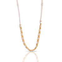 Sun & Silk Necklace Grey