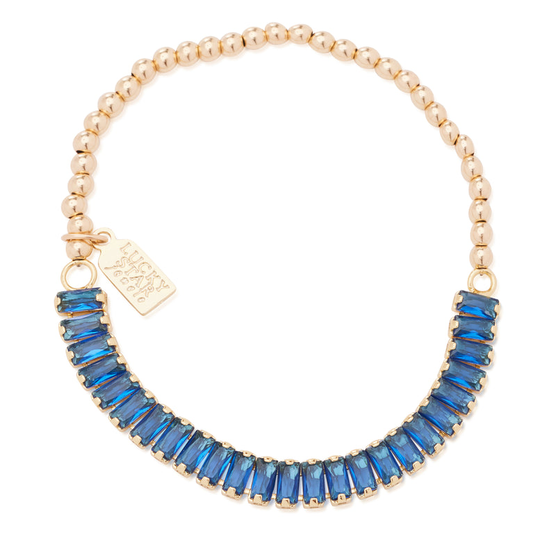 Tournament Stretch Bracelet - Blue