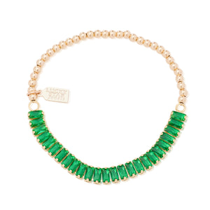Tournament Stretch Bracelet - Emerald