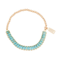 Tournament Stretch Bracelet - Aqua