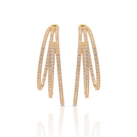 Trilogy Pave Hoops