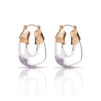 Looking Glass Hoops - Transparent