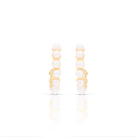 Venus Pearl Hoops