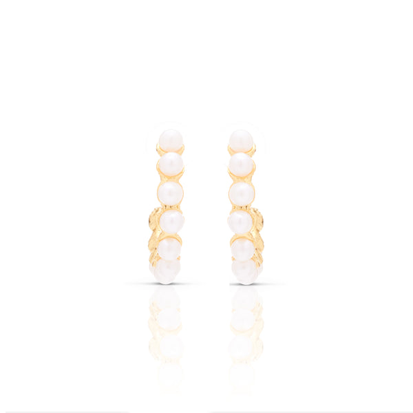Venus Pearl Hoops