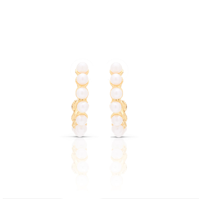 Venus Pearl Hoops