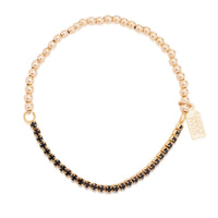 Wimbledon Stretch Bubble Bracelet - Black