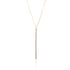 Wimbledon Lariat Necklace - Black
