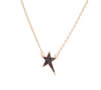 Mini Lucky Star Necklace - Gold/Black